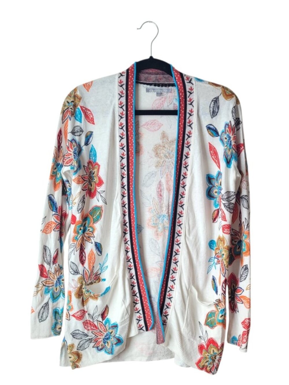 Daniel Rainn Boho Floral Print Cardigan